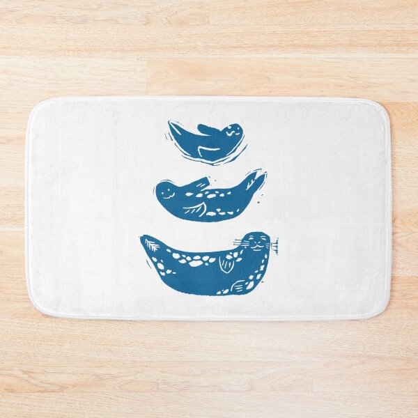 Item preview, Seal banana pose dark blue designed and sold by petselkie.