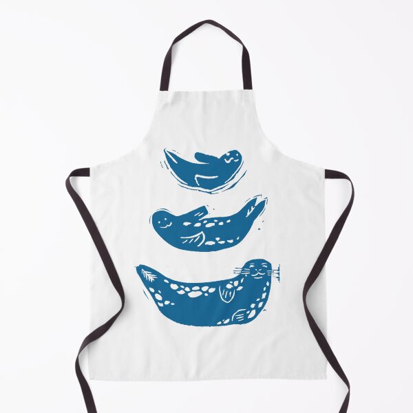 Item preview, Seal banana pose dark blue designed and sold by petselkie.