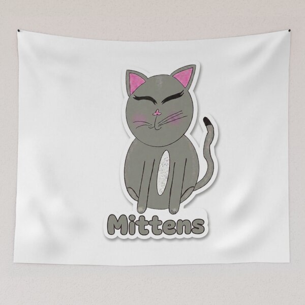 Item preview, Mittens the Kitten designed and sold by Wildflower Sea Garden Studio.