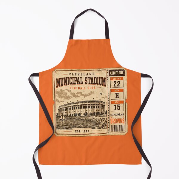 Item preview, Cleveland Municipal Stadium Football Club Vintage Ticket Shirt Browns Retro Stadium Tee designed and sold by GhostDawgs.