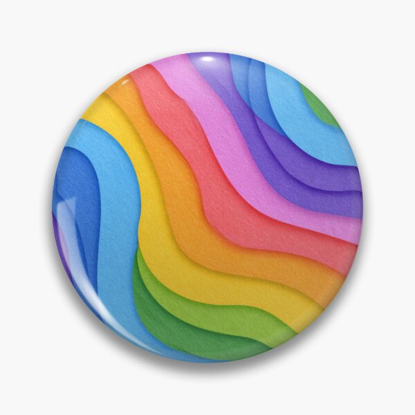 Item preview, Rainbow waves pattern designed and sold by MendaciousMina.