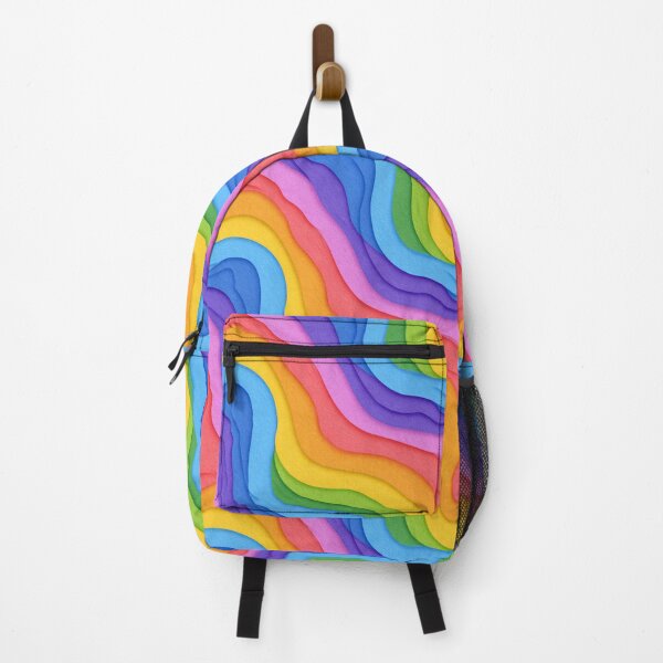 Item preview, Rainbow waves pattern designed and sold by MendaciousMina.