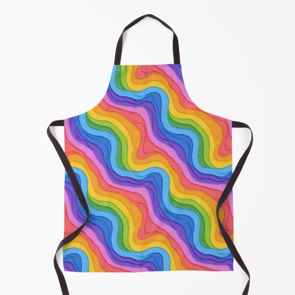 Item preview, Rainbow waves pattern designed and sold by MendaciousMina.
