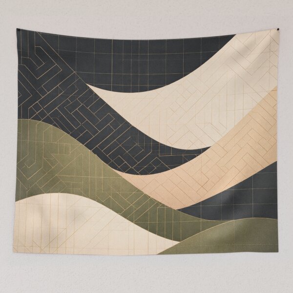 Item preview, Abstract Grid Maze designed and sold by OnePercent992.