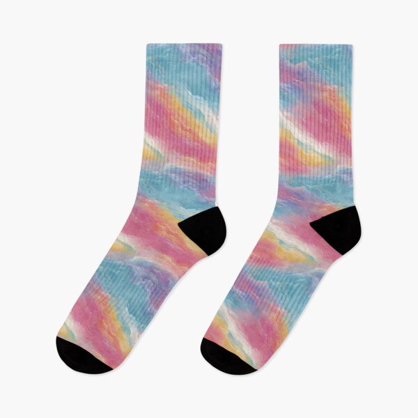 Item preview, Pastel Rainbow clouds pattern designed and sold by MendaciousMina.