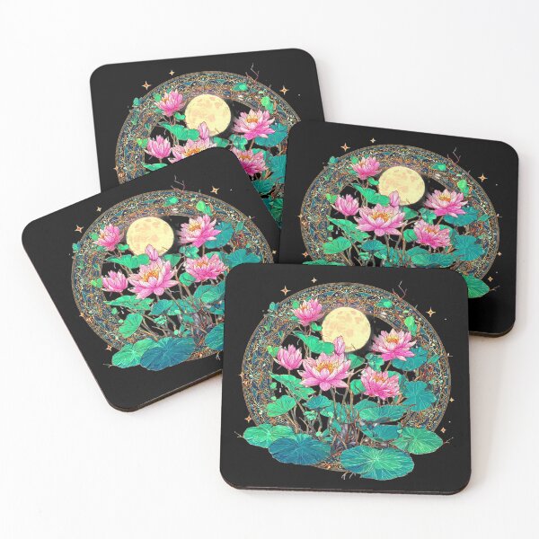 Item preview, lotus moon garden designed and sold by MoonSoul Studio.