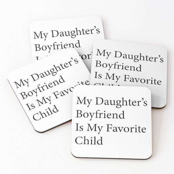 Item preview, My Daughter's Boyfriend Is My Favorite Child Funny Dad Shirt | Father Daughter Humor Gift | Family Joke Design designed and sold by 76Valeria.