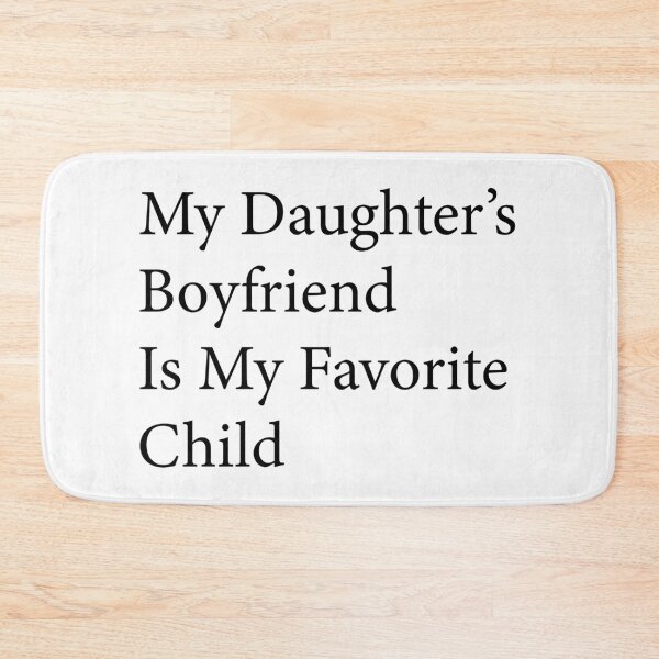 Item preview, My Daughter's Boyfriend Is My Favorite Child Funny Dad Shirt | Father Daughter Humor Gift | Family Joke Design designed and sold by 76Valeria.