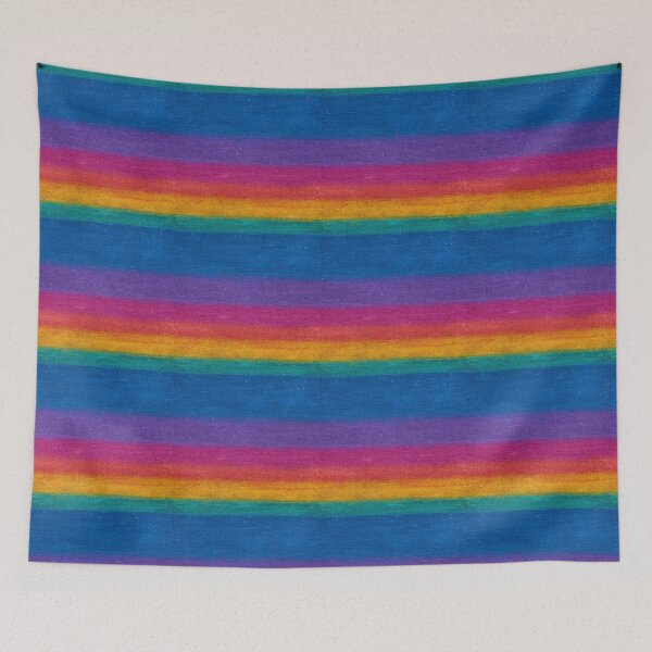 Item preview, Rainbow stripes pattern designed and sold by MendaciousMina.