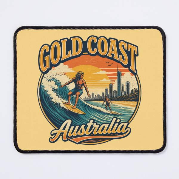 Item preview, Gold Coast Surfing Sunset – Australia Skyline designed and sold by ABLAT-CREATIONS.