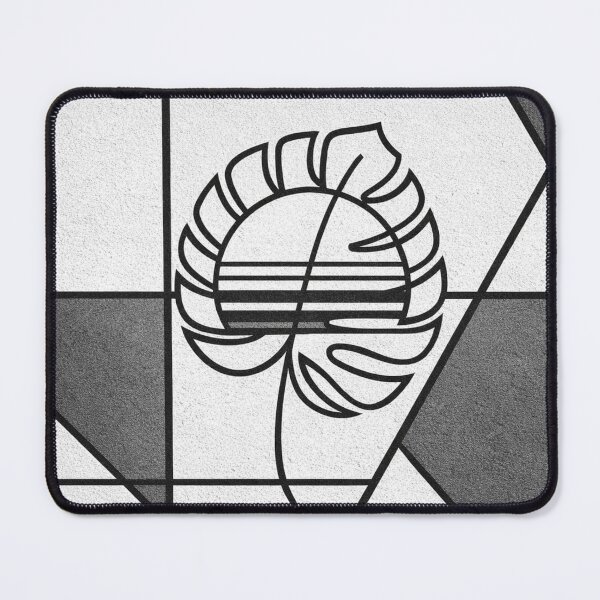 Item preview, Geometric Monstera Leaf Abstract Rug designed and sold by OnePercent992.
