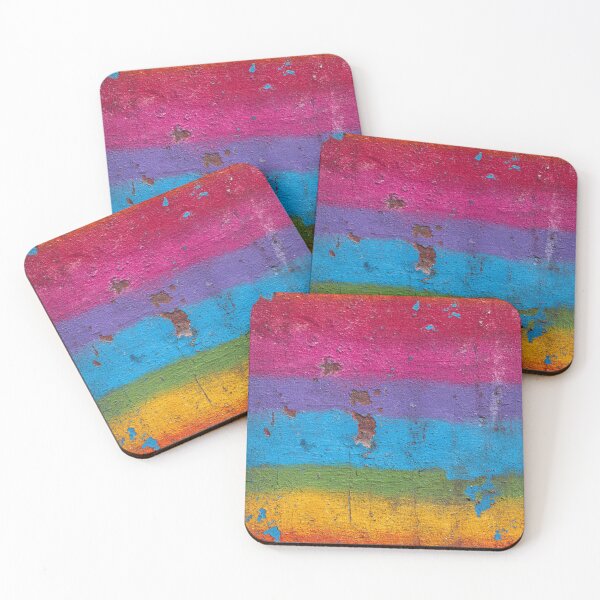 Item preview, Distressed Rainbow stripe pattern designed and sold by MendaciousMina.