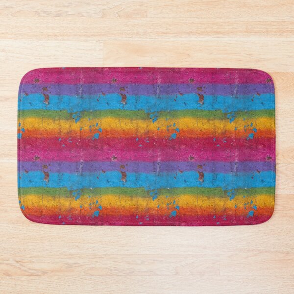 Item preview, Distressed Rainbow stripe pattern designed and sold by MendaciousMina.
