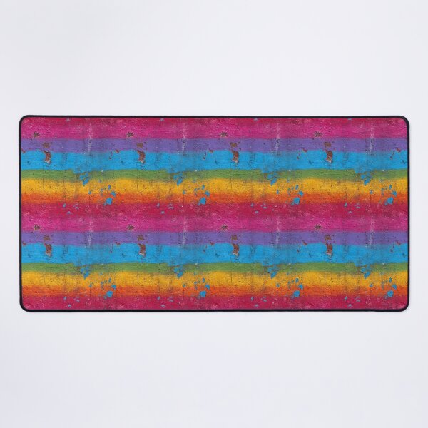 Item preview, Distressed Rainbow stripe pattern designed and sold by MendaciousMina.