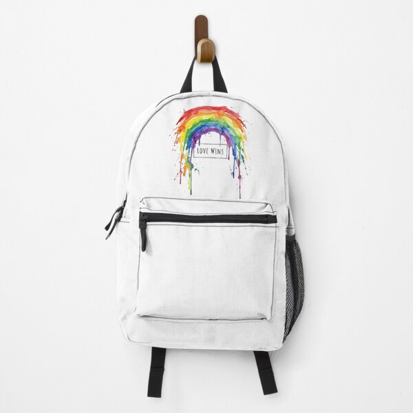 Item preview, Love Wins Watercolor Rainbow Lgbt Pride Equality Art designed and sold by longngusuc.