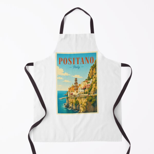 Item preview, Positano, Italy Village In Cliffside designed and sold by daphsam.