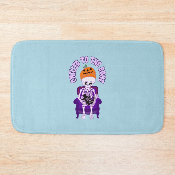 Item preview, Chilled to the Bone – Gothic Black Cat & Skeleton Halloween Design designed and sold by BritishDelights.