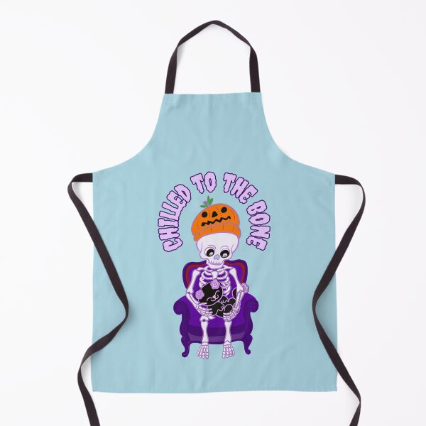 Item preview, Chilled to the Bone – Gothic Black Cat & Skeleton Halloween Design designed and sold by BritishDelights.