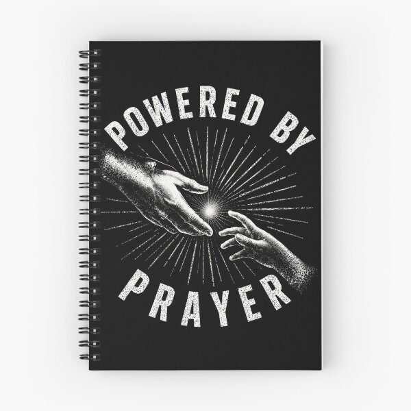 Item preview, Powered By Prayer Reaching Hands Christian Design designed and sold by TheLampClothing.
