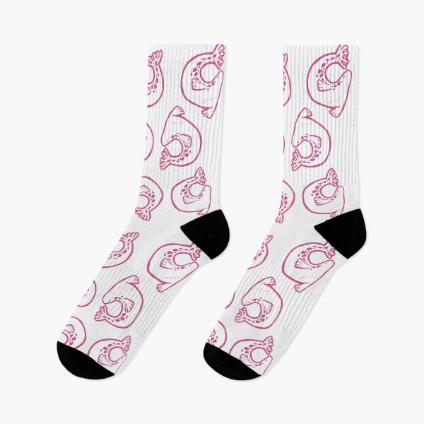 Item preview, Seal banana pose pattern pink designed and sold by petselkie.