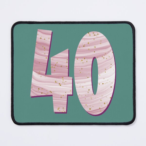 Item preview, Number 40 designed and sold by minimalartstory.