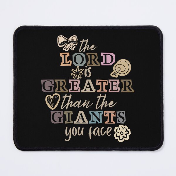 Item preview, The Lord is Greater Than Your Giants Scrapbook Collage designed and sold by Forevermore.