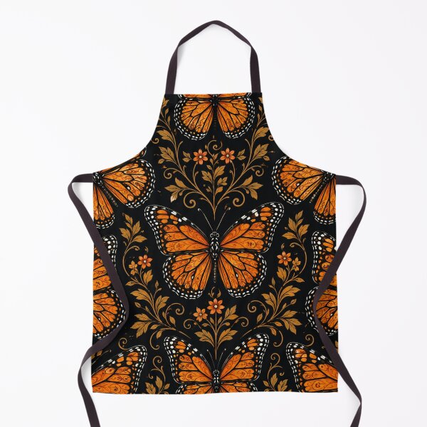 Item preview, Elegant Monarch Butterflies Floral Damask Pattern designed and sold by Owcomm.