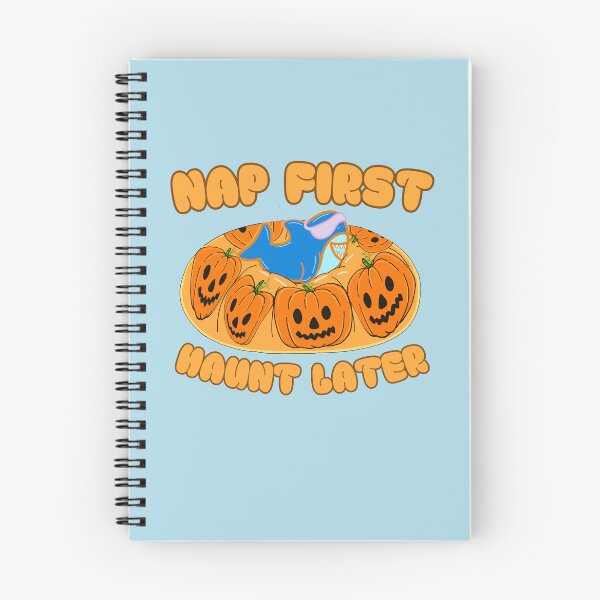 Item preview, Nap First, Haunt Later – Cute Sleeping Shark Halloween Pumpkin Patch designed and sold by BritishDelights.