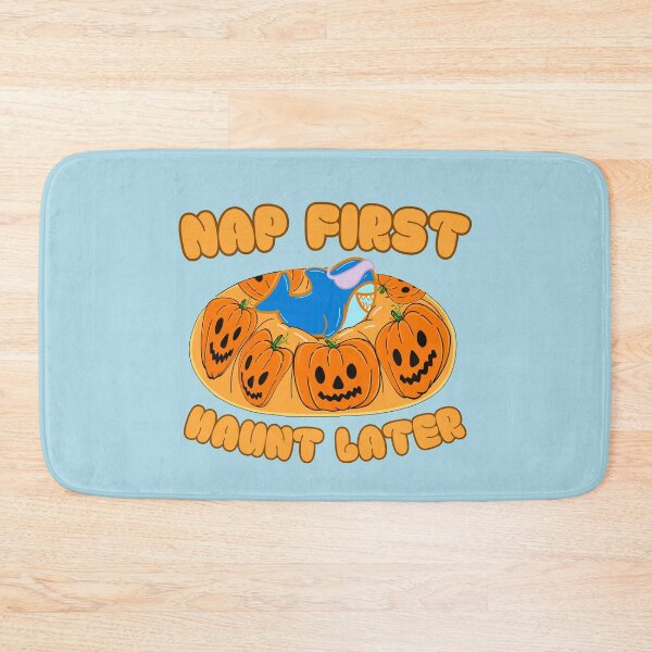 Item preview, Nap First, Haunt Later – Cute Sleeping Shark Halloween Pumpkin Patch designed and sold by BritishDelights.