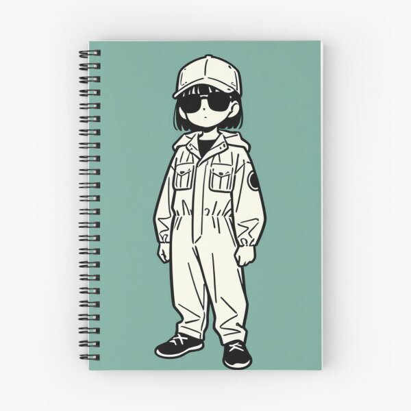 Item preview, Fashion - Man in White Windbreaker Sunglasses Streetwear Anime Variant 3 designed and sold by AnimeShin.