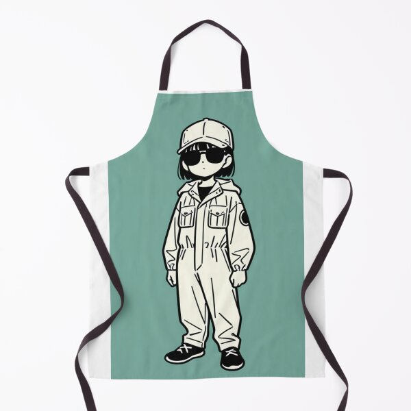 Item preview, Fashion - Man in White Windbreaker Sunglasses Streetwear Anime Variant 3 designed and sold by AnimeShin.