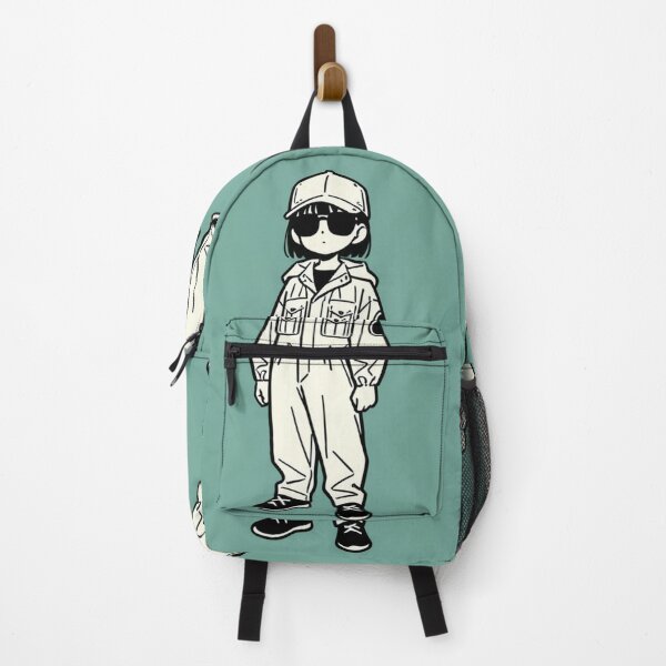 Item preview, Fashion - Man in White Windbreaker Sunglasses Streetwear Anime Variant 3 designed and sold by AnimeShin.