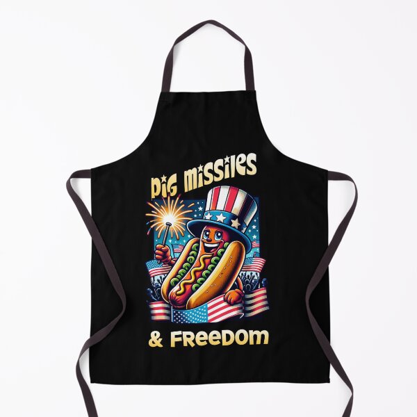 Item preview, Pig Missiles & Freedom 4th of July Patriotic USA Flag Hotdog designed and sold by stylboutique.