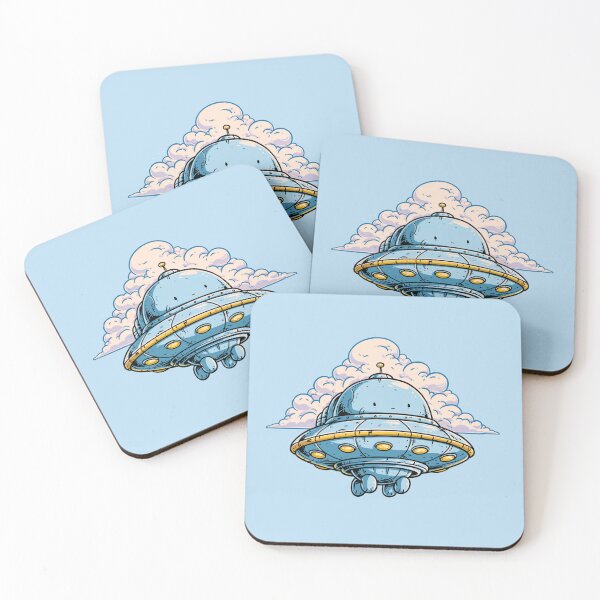 Item preview, UFO lover space ship cartoon designed and sold by Serce w tej sztuce.