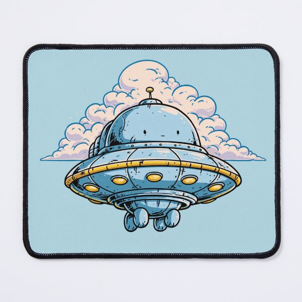 Item preview, UFO lover space ship cartoon designed and sold by Serce w tej sztuce.