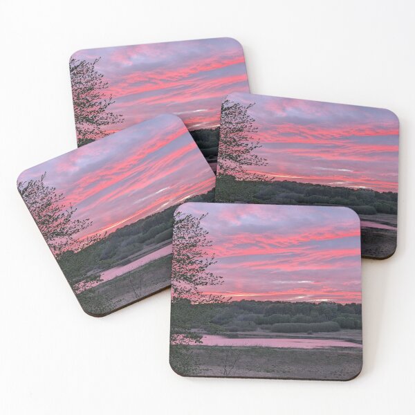 Item preview, Sunset over small lake designed and sold by Art by Rosengren.