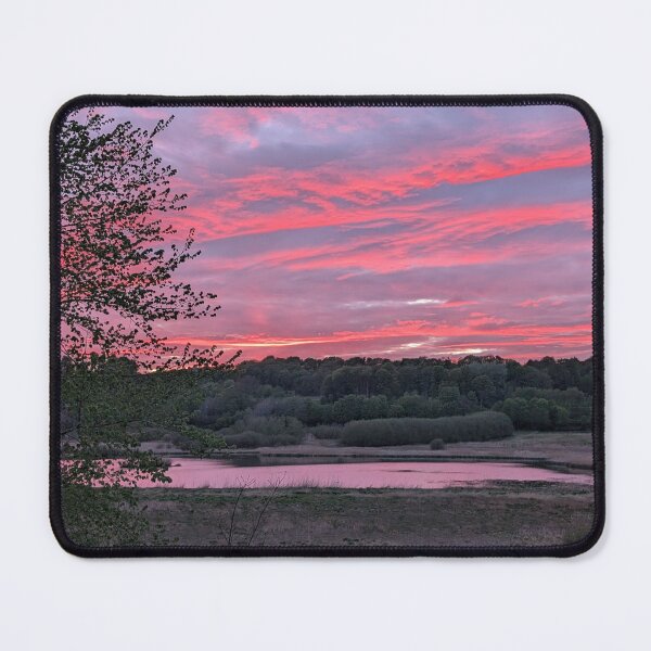 Item preview, Sunset over small lake designed and sold by Art by Rosengren.