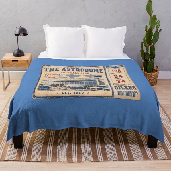 Item preview, The Astrodome Football Club Vintage Ticket Shirt, Houston Oilers Retro Stadium Tee designed and sold by GhostDawgs.