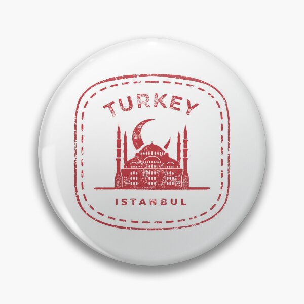 Item preview, Vintage Istanbul Turkey Travel Stamp designed and sold by RickTShop.