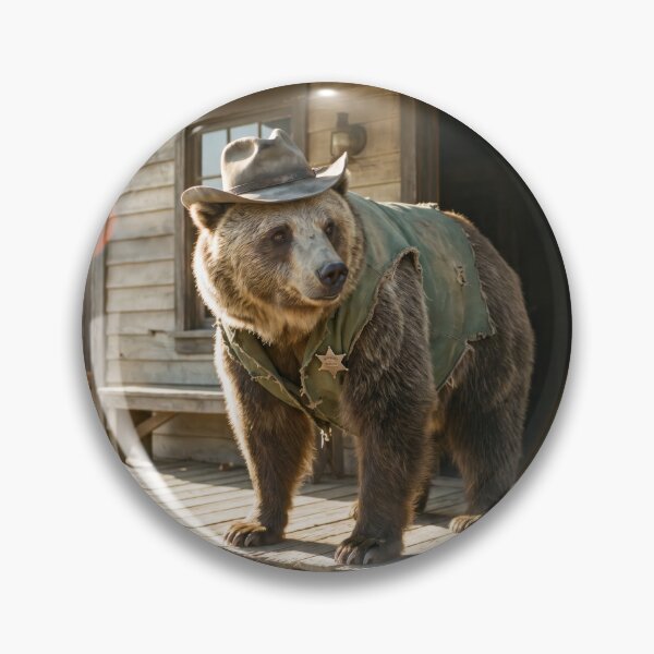 Item preview, Grizzly Bear Sheriff  designed and sold by Tridentulus.
