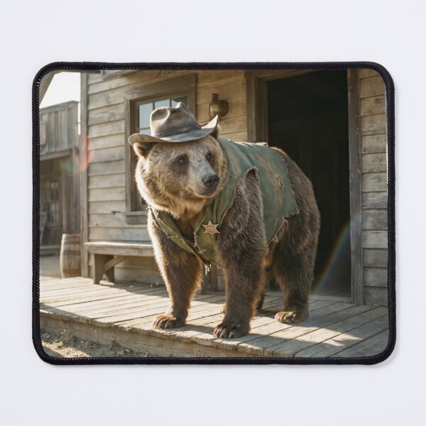 Item preview, Grizzly Bear Sheriff designed and sold by Tridentulus.