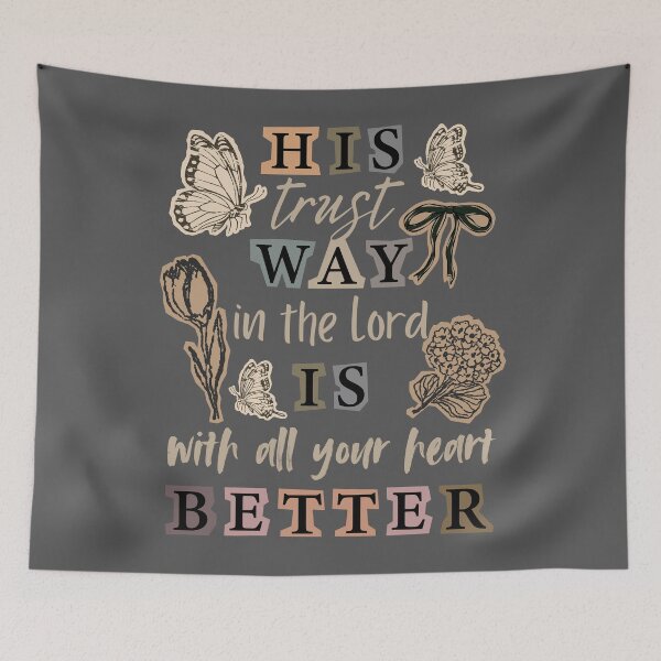 Item preview, His Way Is Better, Trust in the Lord, Scrapbook Collage designed and sold by Forevermore.