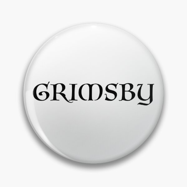 Item preview, Grimsby old medieval style text (Black) designed and sold by STUDIO-72.
