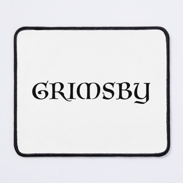 Item preview, Grimsby old medieval style text (Black) designed and sold by STUDIO-72.