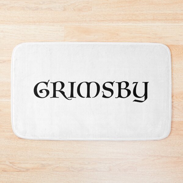 Item preview, Grimsby old medieval style text (Black) designed and sold by STUDIO-72.