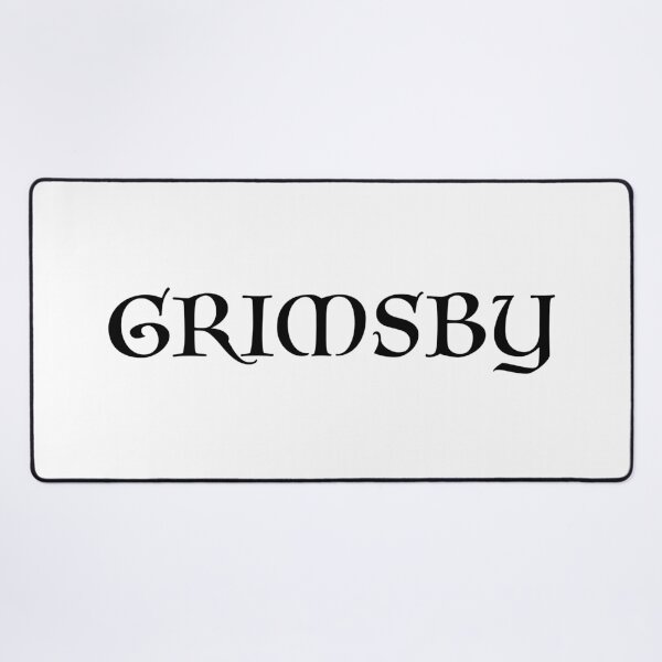 Item preview, Grimsby old medieval style text (Black) designed and sold by STUDIO-72.