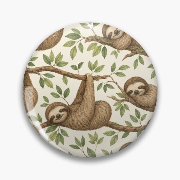 Item preview, Sleeping Sloths in the Treetops designed and sold by Owcomm.