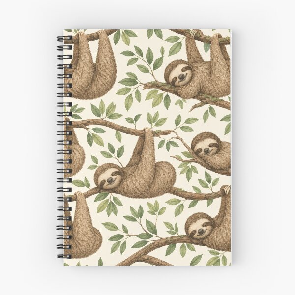 Item preview, Sleeping Sloths in the Treetops designed and sold by Owcomm.