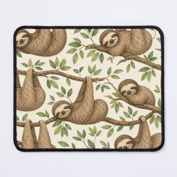 Item preview, Sleeping Sloths in the Treetops designed and sold by Owcomm.