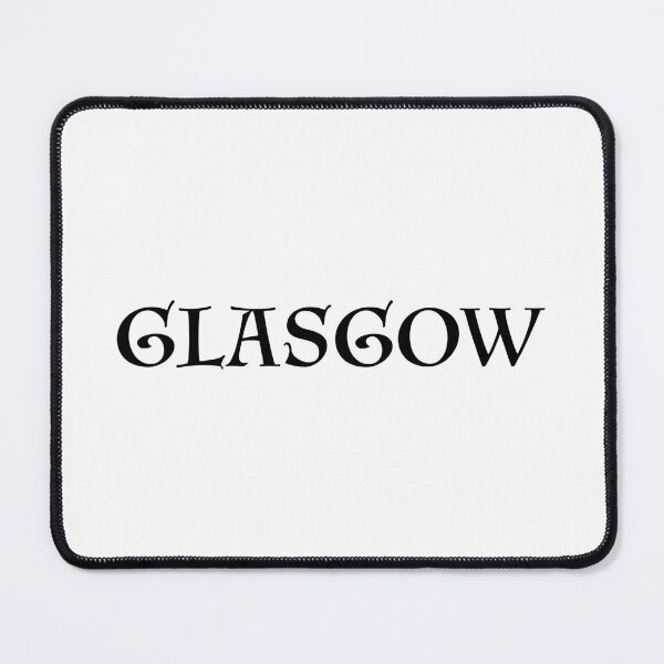 Item preview, Glasgow old medieval style text (Black) designed and sold by STUDIO-72.
